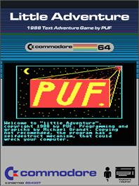 Box cover for Little Adventure on the Commodore 64.