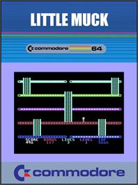 Box cover for Little Muck on the Commodore 64.
