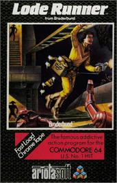 Box cover for Lode Runner on the Commodore 64.