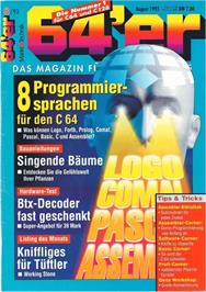 Box cover for Logik-trainer on the Commodore 64.