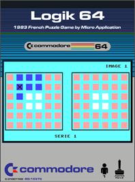Box cover for Logik 64 on the Commodore 64.