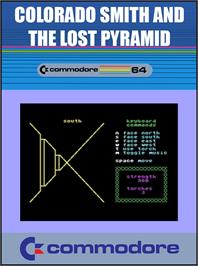 Box cover for Lost Pyramid on the Commodore 64.