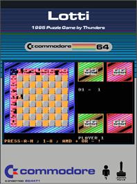Box cover for Lotti on the Commodore 64.