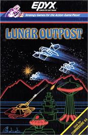 Box cover for Lunar Outpost on the Commodore 64.