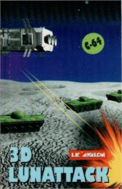 Box cover for Lunattack on the Commodore 64.