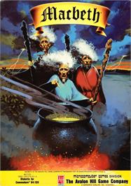 Box cover for Macbeth on the Commodore 64.