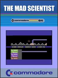 Box cover for Mad Scientist, The on the Commodore 64.