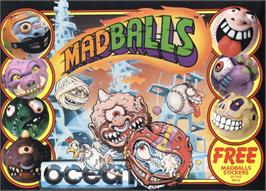 Box cover for Madballs on the Commodore 64.