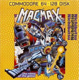 Box cover for Mag Max on the Commodore 64.