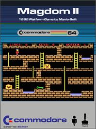 Box cover for Magdom 2 on the Commodore 64.