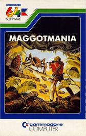 Box cover for Maggotmania on the Commodore 64.