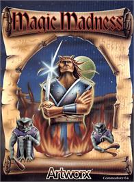 Box cover for Magic Madness on the Commodore 64.