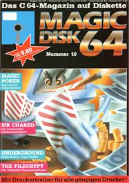 Box cover for Magic Poker 64 on the Commodore 64.