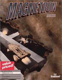 Box cover for Magnetron (Brøderbund) on the Commodore 64.