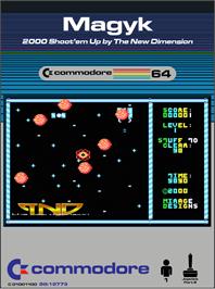 Box cover for Magyk on the Commodore 64.