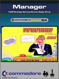 Box cover for Manager (BCS Soft) on the Commodore 64.