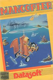 Box cover for Mancopter on the Commodore 64.