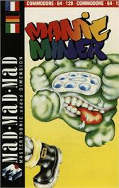Box cover for Manic Miner on the Commodore 64.