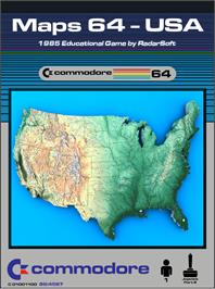 Box cover for Maps 64 - Usa on the Commodore 64.