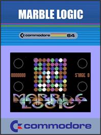 Box cover for Marble Logic on the Commodore 64.