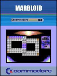 Box cover for Marbloid on the Commodore 64.