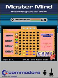 Box cover for Mastermind (Elcomp Publishing) on the Commodore 64.