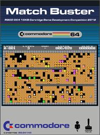 Box cover for Match Buster on the Commodore 64.