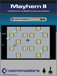 Box cover for Mayhem 2 on the Commodore 64.