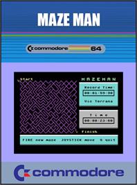 Box cover for Maze-Man (CP Verlag) on the Commodore 64.
