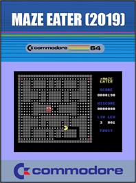 Box cover for Maze Eater (Cascade Games) on the Commodore 64.