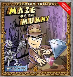 Box cover for Maze Of The Mummy on the Commodore 64.