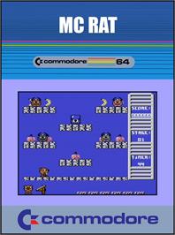 Box cover for Mc Rat on the Commodore 64.