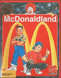 Box cover for Mcdonaldland on the Commodore 64.