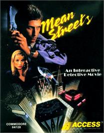 Box cover for Mean Streets on the Commodore 64.