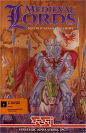 Box cover for Medieval Lords: Soldier Kings of Europe on the Commodore 64.