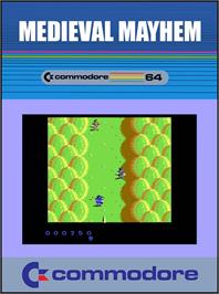 Box cover for Medieval Mayhem on the Commodore 64.