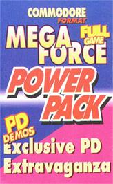 Box cover for Mega Force on the Commodore 64.