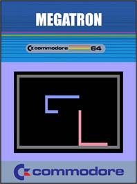 Box cover for Megatron (Load'N'Run) on the Commodore 64.