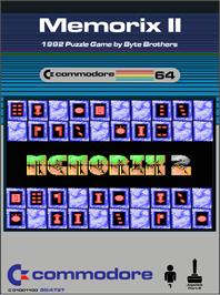 Box cover for Memorix 2 on the Commodore 64.