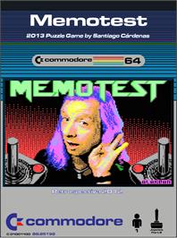 Box cover for Memotest (2013) on the Commodore 64.