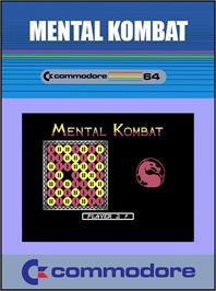 Box cover for Mental Kombat on the Commodore 64.