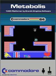 Box cover for Metabolis on the Commodore 64.