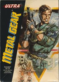 Box cover for Metal Gear on the Commodore 64.