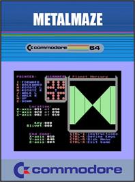 Box cover for Metalmaze on the Commodore 64.
