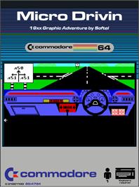 Box cover for Micro Drivin on the Commodore 64.