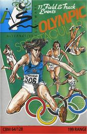 Box cover for Micro Olympics on the Commodore 64.