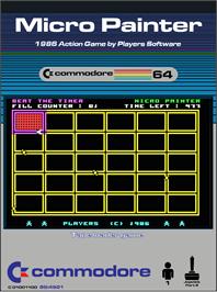 Box cover for Micro Painter on the Commodore 64.