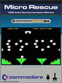 Box cover for Micro Rescue on the Commodore 64.