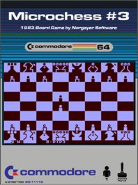 Box cover for Microchess #3 on the Commodore 64.
