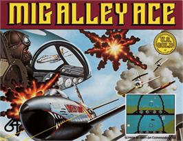 Box cover for Mig Alley Ace on the Commodore 64.